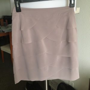 Gorgeous light mauve knee length skirt